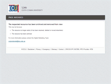 Tablet Screenshot of ajte.education.ecu.edu.au