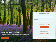 Tablet Screenshot of ecu.org