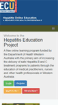 Mobile Screenshot of hepatitis.ecu.edu.au