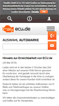 Mobile Screenshot of ecu.de